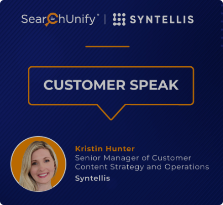 Syntellis customer testimonial video at Support ReFocus 2025 India